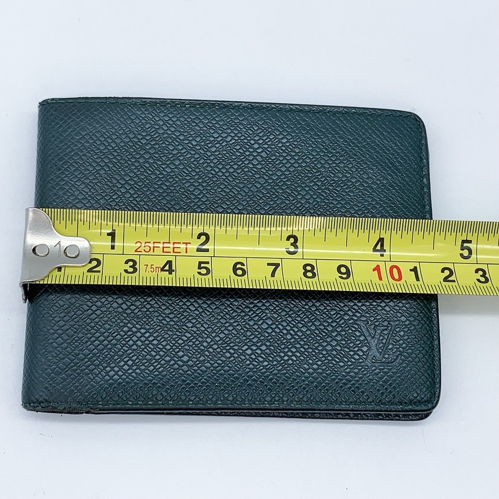 Louis Vuitton Six-Cards Bifold Pebbled Leather Wallet in Dark Green - Picture 11 of 14